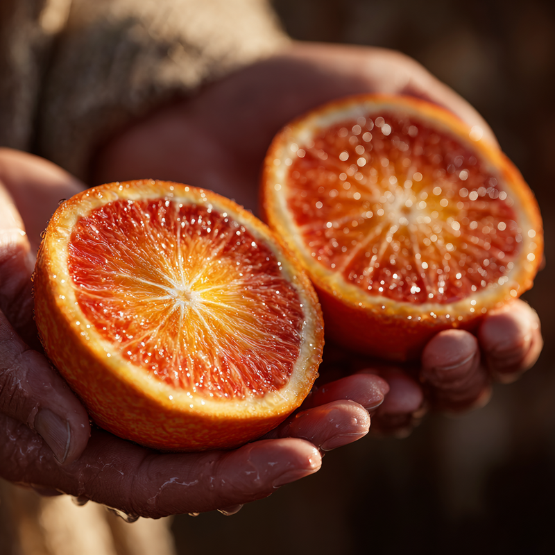 Moro-Orangen – Die intensivste Blutorange aus Sizilien 🍊